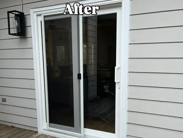 New sliding patio door in Johns Creek