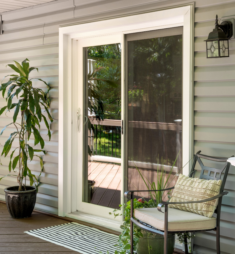 Patio door from the side